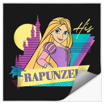 Discover Disneyss Tangled Retro 90s Couples Matching His Rapunzel Stickers