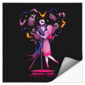 Discover Disney The Nightmare Before Christmas Jack Sally Stickers