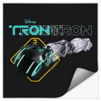 Discover Disneyss Tron Legacy Sam Flynns Light Cycle Stickers