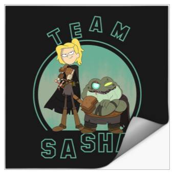 Discover Disney Channel Amphibia Team Sasha Stickers