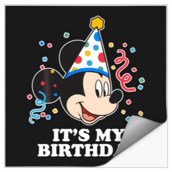 Discover Disney Mickey Mouse Its My Birthday Stickers