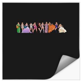 Discover Eras Tour Taylors With TTPD Stickers