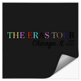 Discover Eras Tour Chicago Night 3 Stickers