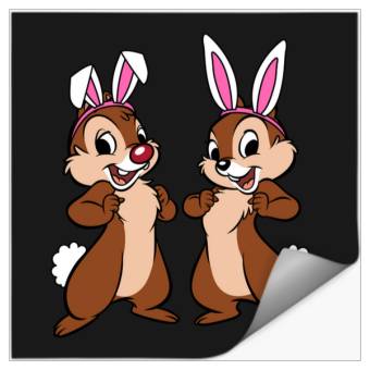 Discover Amazon Essentials Disney Chip N Dale Spring Easter Bunny Ears Bunny Stickers