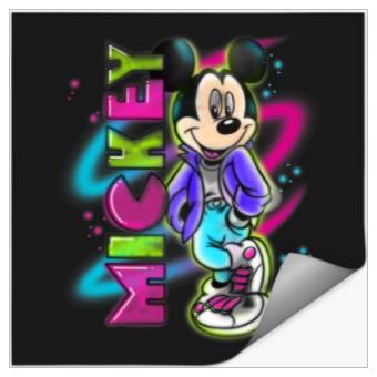 Discover Disney Mickey Mouse Airbrush Stickers