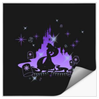 Discover Disney Tangled Rapunzel Silhouette Portrait Graphic Stickers