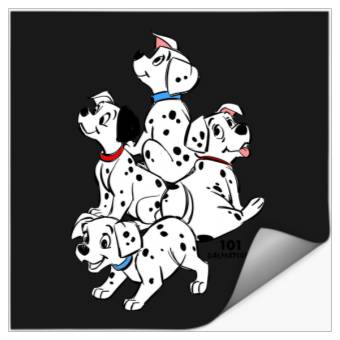 Discover Disney 101 Dalmatians Group Shot Puppies Stickers