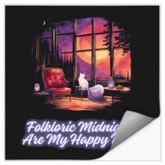 Discover Eras Tour Inspired: Folklore & Midnights Are My Happy Place Stickers