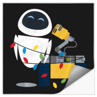 Discover Disney Pixar Wall-E Eve Christmas Light Wrap Stickers