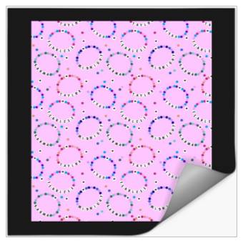 Discover Pink Eras Tour Bracelet Pattern Stickers