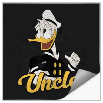 Discover Disney Donald Duck Worlds Best Uncle Circle Port Stickers