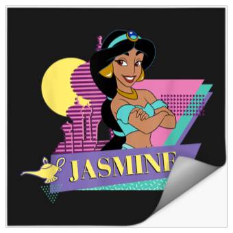 Discover Disneyss Aladdin Retro 90s Couples Matching Princess Jasmine Stickers
