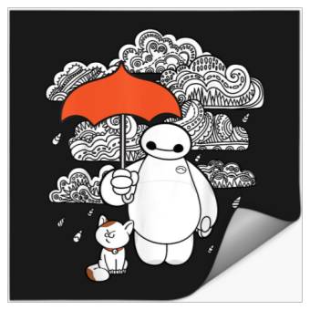 Discover Disney Big Hero 6 Baymax Patterned Clouds Stickers