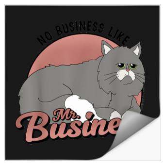 Discover bobs burgers no business like mr business Stickers