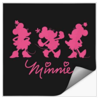 Discover Amazon Essentials Disney Minnie Silhouette Trio Stickers