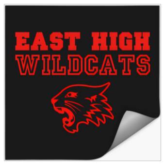 Discover Disney Channel High School Musical East High Stickers