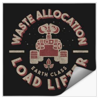 Discover Disney Pixar Wall-E Waste Allocation Load Lifter Stickers