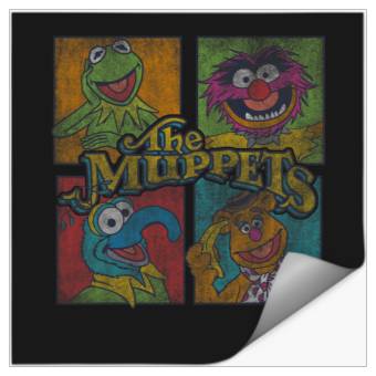 Discover Disney Muppets Group Shot Box Up Stickers