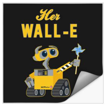 Discover Disney Pixar Wall-E Her Wall-E Couples Stickers