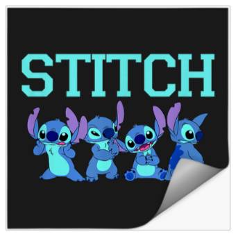 Discover Disney Lilo Stitch Multi Pose Line Up Stickers