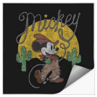 Discover Disney Mickey Mouse Cowboy Stickers