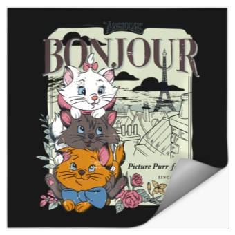 Discover Disney The Aristocats Bonjour Stickers