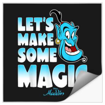 Discover Disney Aladdin Genie Lets Make Some Magic Gradie Stickers