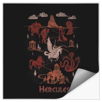 Discover Disney Hercules Titan Map Stickers
