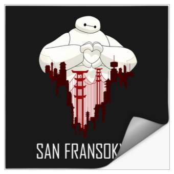 Discover Disney Big Hero 6 Baymax San Fransokyo Love Stickers