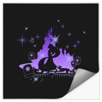 Discover Disney Tangled Rapunzel Silhouette Portrait Graphic Stickers