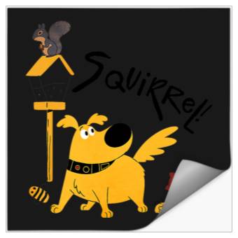 Discover Disney and Pixar’s Dug Days Squirrel Bird Feeder Stickers
