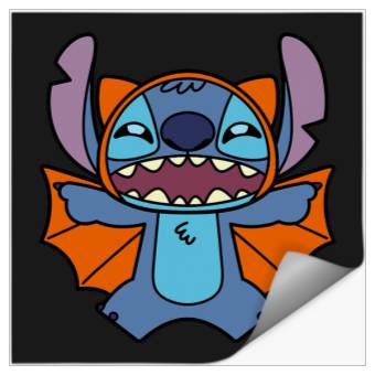 Discover Disney Stitch Bat Halloween Costume Stickers