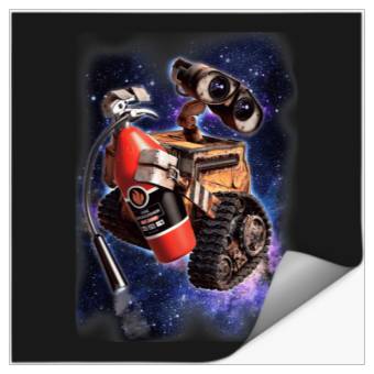 Discover Disney Pixar Wall-E Fire Extinguisher Space Portrait Stickers