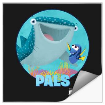 Discover Disney Pixar Finding Dory & Destiny Biggest Fish Pals Logo Stickers