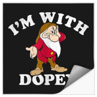 Discover Disneyss Snow White The Seven Dwarfs Grumpy Im With Dopey Stickers