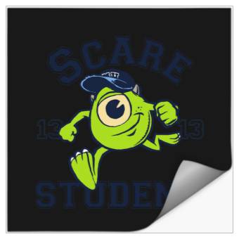Discover Disney Pixar Monsters University Scare Student Mike Portrait Stickers