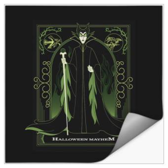 Discover Disney Villains Maleficent Sleeping Beauty Halloween Mayhem Stickers