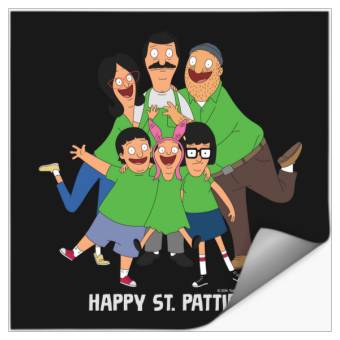 Discover Bobs Burgers Happy St Patties St Patricks Day Stickers