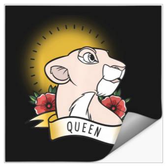 Discover Disney Lion King Nala Queen Tattoo Yellow Stickers