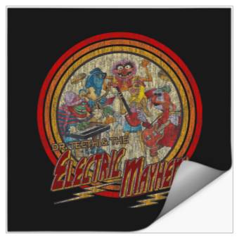 Discover Disney The Muppets Electric Mayhem  Band Poster Stickers