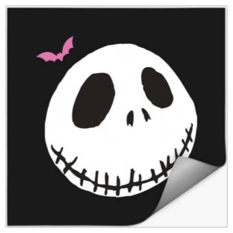 Discover Disney The Nightmare Before Christmas Jack and Bat Stickers