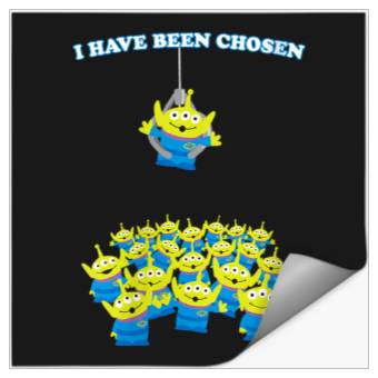 Discover Disney Pixar Toy Story I Have Been Chosen Cute Aliens Logo Stickers