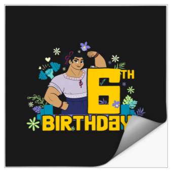 Discover Disney Encanto Luisa 6th Birthday Flex Stickers