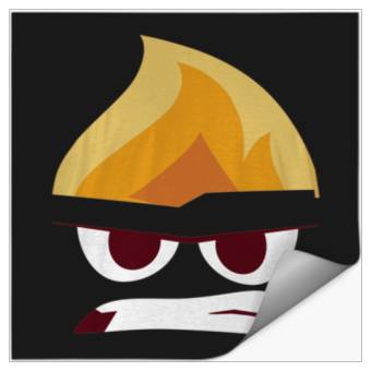 Discover Disney Pixar Inside Out Angry Face Halloween Stickers