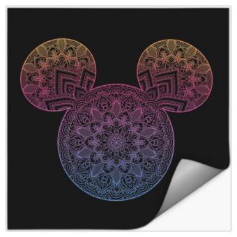 Discover Disney Mickey And Friends Mandala Mickey Ears Stickers