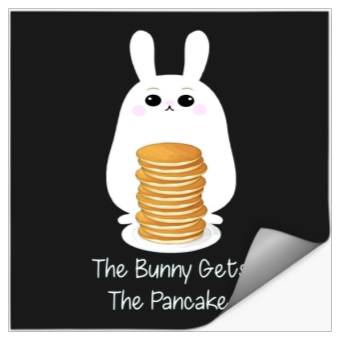 Discover Disney , Disney , Wreck It Ralph, Ralph breaks the internet, Bunny , pancakes , disney, the bunny gets the pancakes Stickers