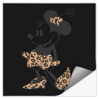 Discover Disney Minnie Mouse Cheetah Print Outfit Stickers