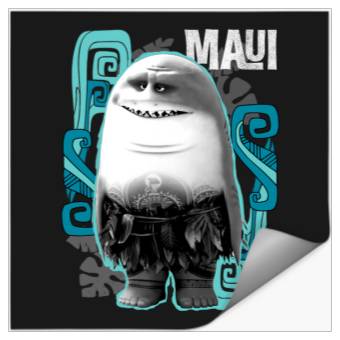 Discover Disney Moana Maui Half Shark Stickers