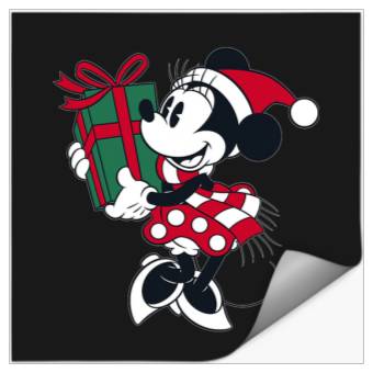 Discover Disney Minnie Mouse Gift Holiday Stickers