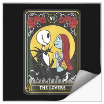 Discover Disney The Nightmare Before Christmas Jack Sally Lovers Stickers